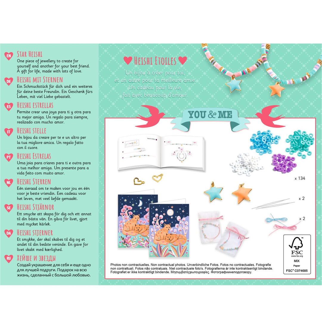 Djeco | Perles &amp; Bijoux | Star Heishi | Armbanden maken | 7+ - Kleine Eland