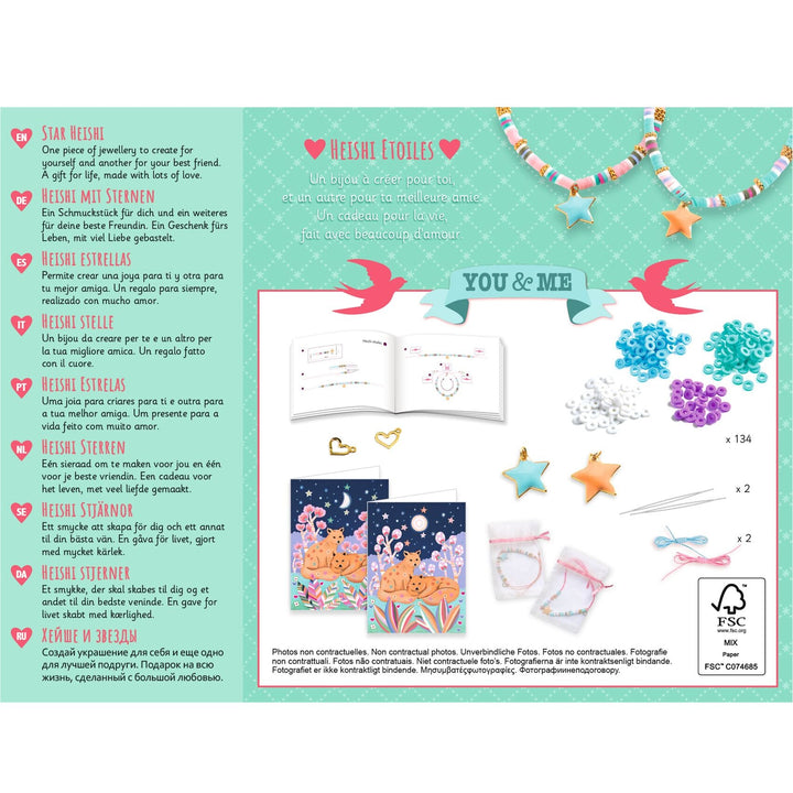 Djeco | Perles &amp; Bijoux | Star Heishi | Armbanden maken | 7+ - Kleine Eland