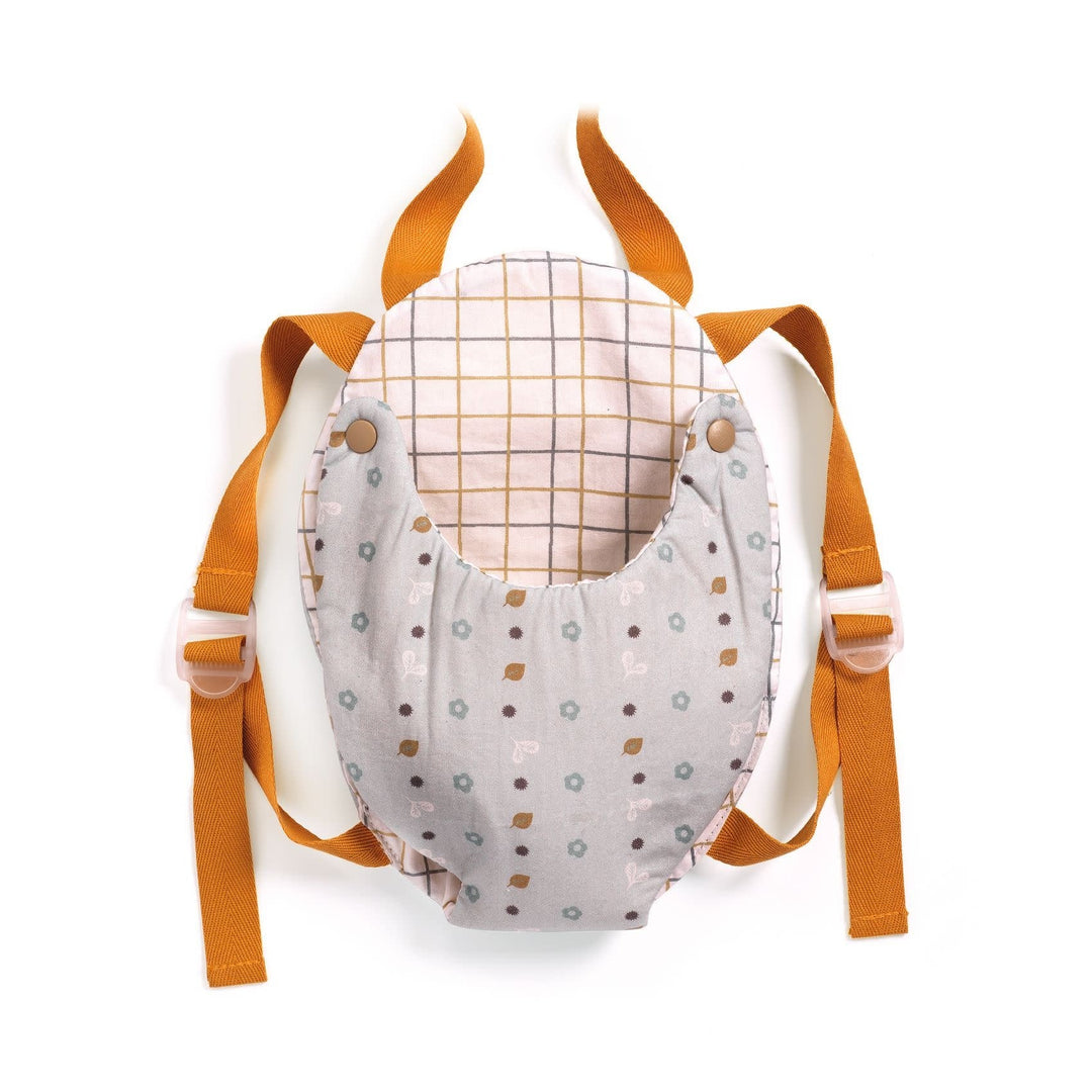 Djeco | Pomea Poppen Collectie | Babydraagzak | Blue Gray | 3+ - Kleine Eland