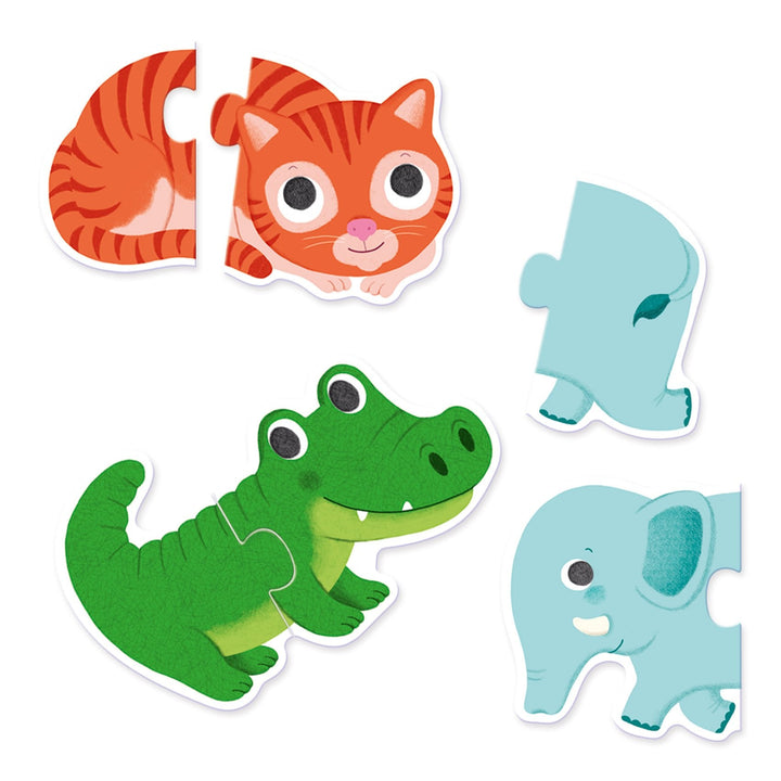 Djeco | Puzzel Duo | Dieren | 20 delig | 2+ - Kleine Eland