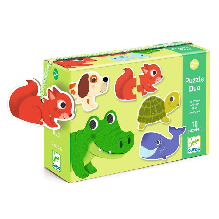 Djeco | Puzzel Duo | Dieren | 20 delig | 2+ - Kleine Eland