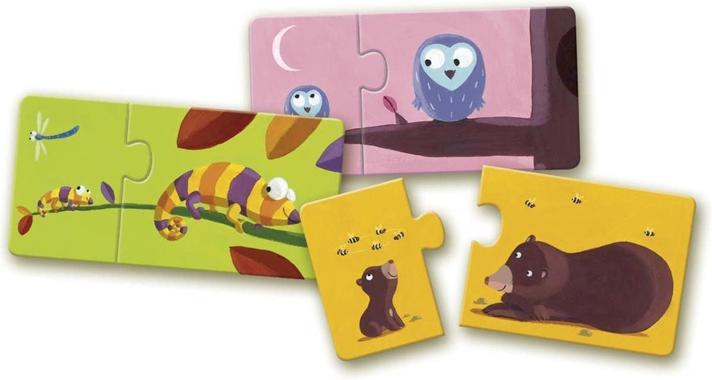 Djeco | Puzzel Duo | Moeder en Baby | 24 delig | 2+ - Kleine Eland