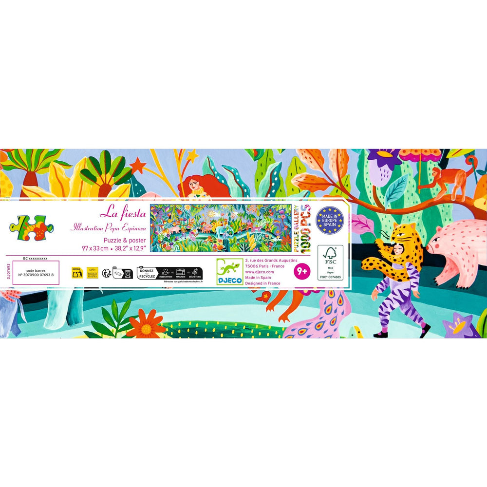 Djeco | Puzzel | La Fiesta | 1000 stukjes | 9+ - Kleine Eland