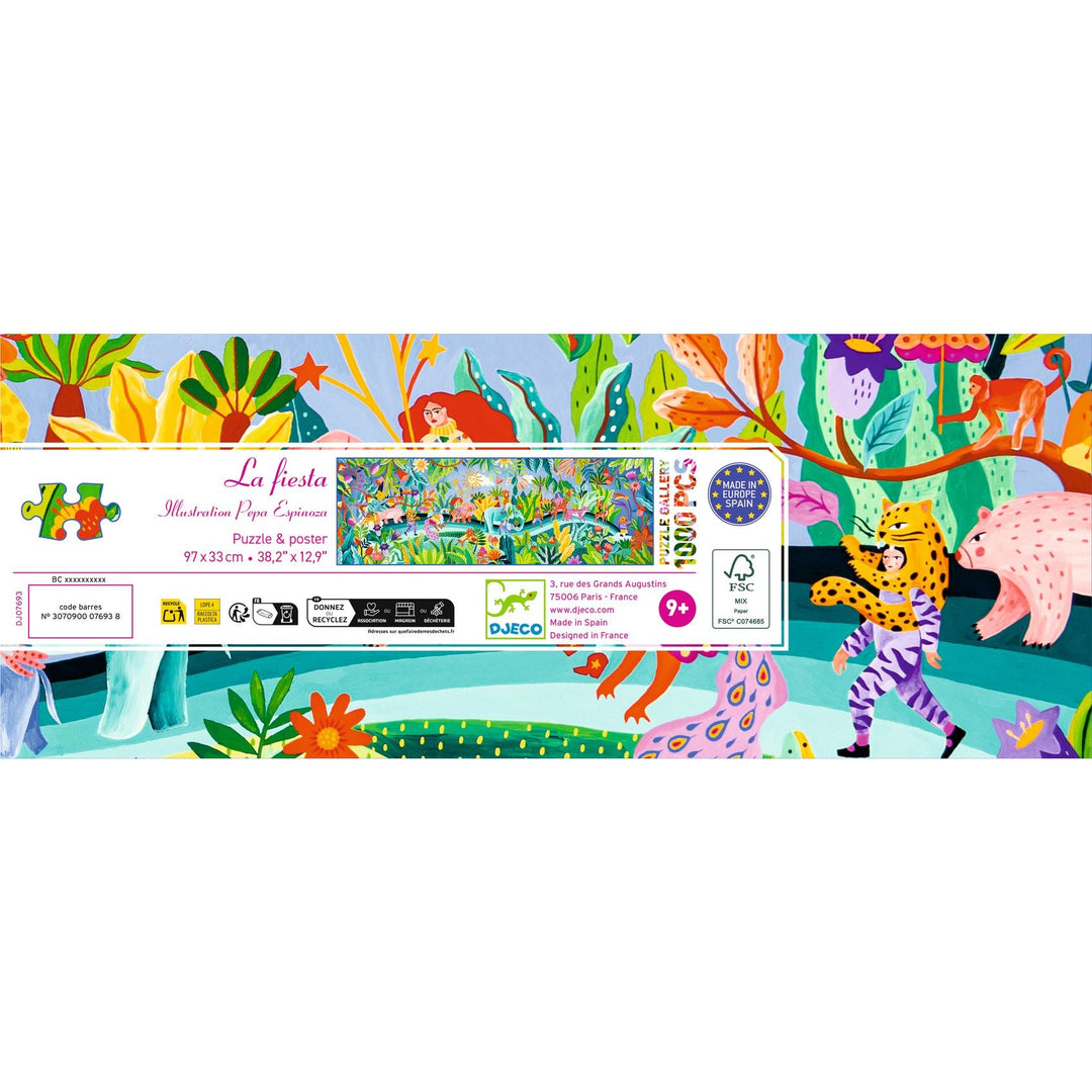 Djeco | Puzzel | La Fiesta | 1000 stukjes | 9+ - Kleine Eland