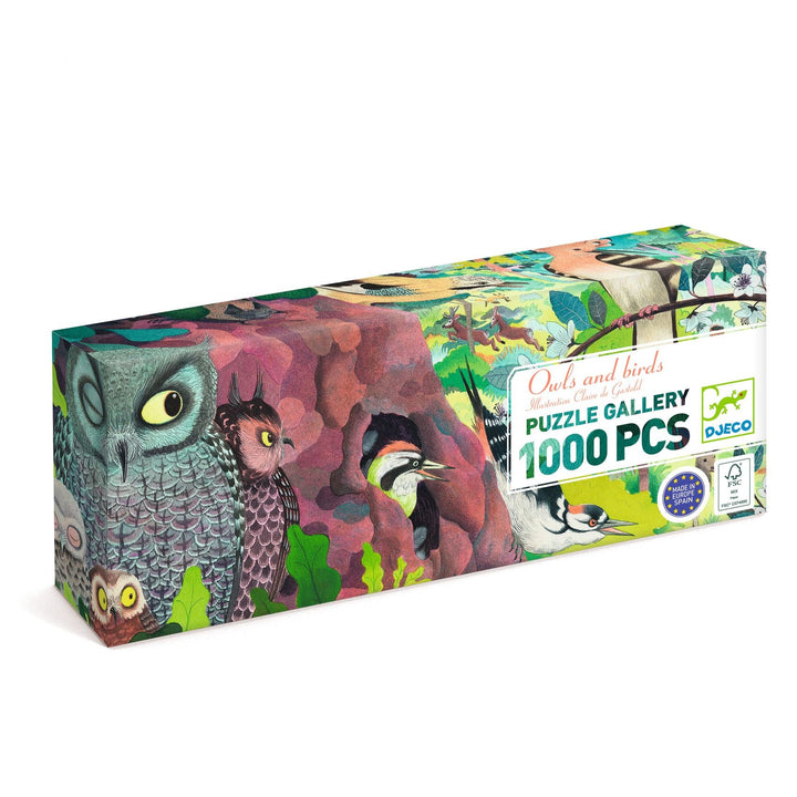 Djeco | Puzzel | Owls and birds | 1000 stukjes | 9+ - Kleine Eland