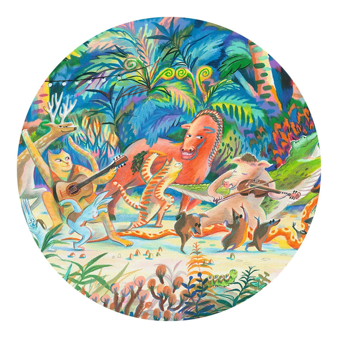 Djeco | Puzzle Gallery | Woods music Band | 200 stukjes - Kleine Eland
