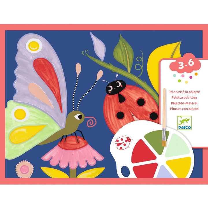 Djeco | Schilderen met een Pallet | Kleine Beestjes | 3 - 6 jaar - Kleine Eland