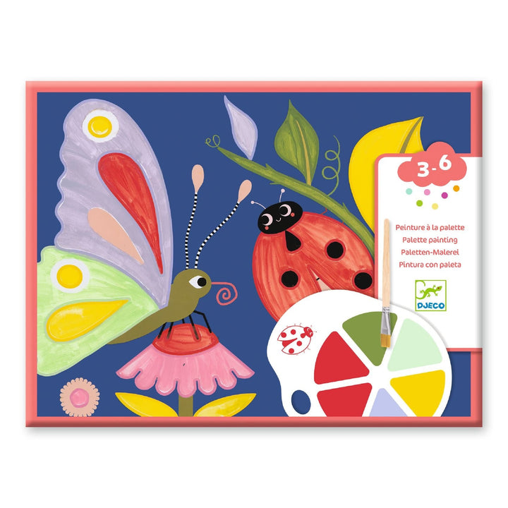 Djeco | Schilderen met een Pallet | Kleine Beestjes | 3 - 6 jaar - Kleine Eland