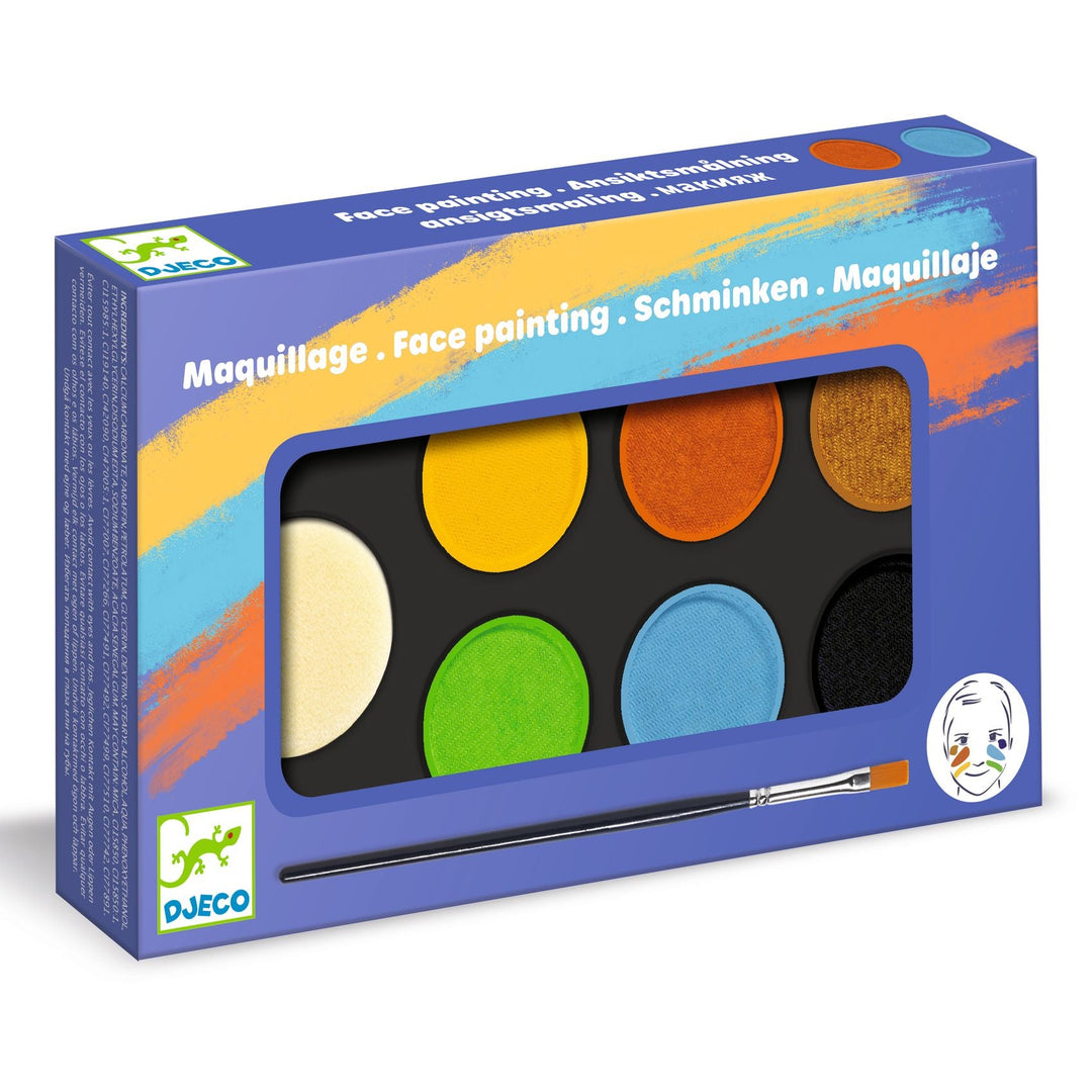 Djeco | Schmink | Palette 6 kleuren | Nature | 3+ - Kleine Eland