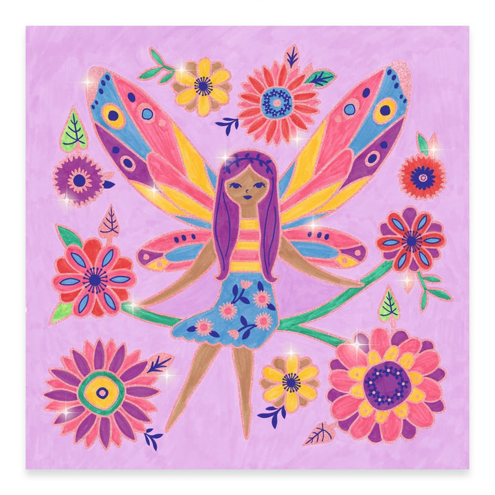 Djeco | Shiny Colouring | Little Wings | 5 - 8 jaar - Kleine Eland