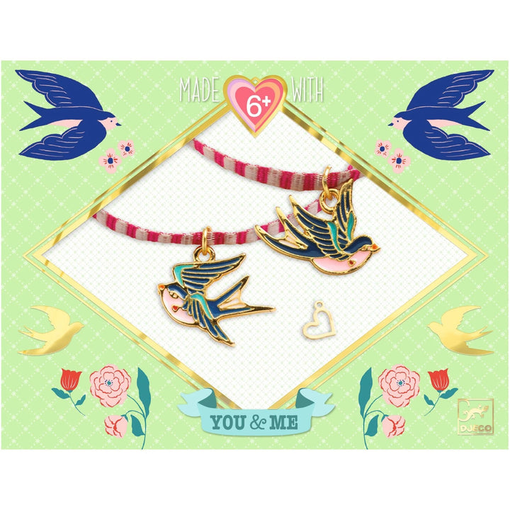 Djeco | Sieraden maken | Bird Ribbons | 6+ - Kleine Eland