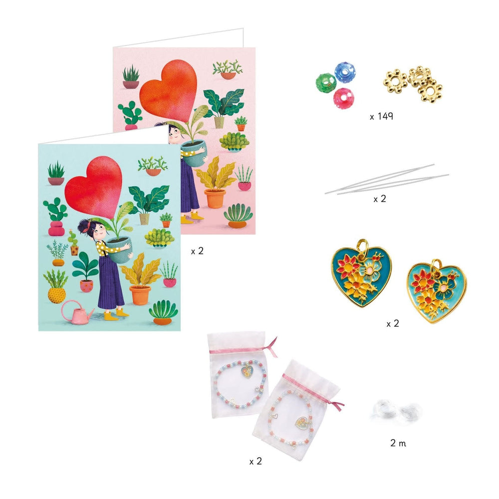 Djeco | Sieraden maken | Hart Threading | 6+ - Kleine Eland