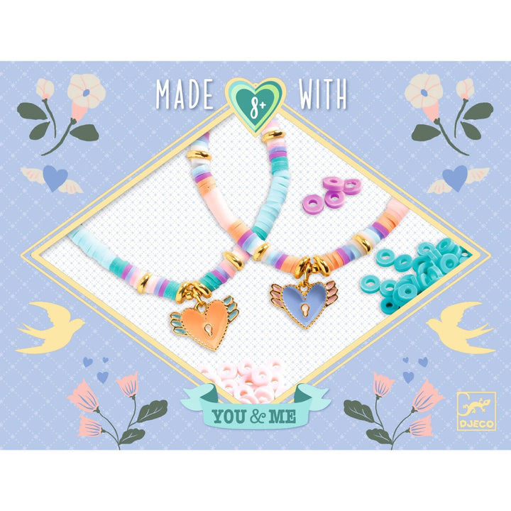 Djeco | Sieraden maken | Heart Heishi | 6+ - Kleine Eland
