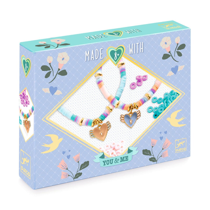 Djeco | Sieraden maken | Heart Heishi | 6+ - Kleine Eland