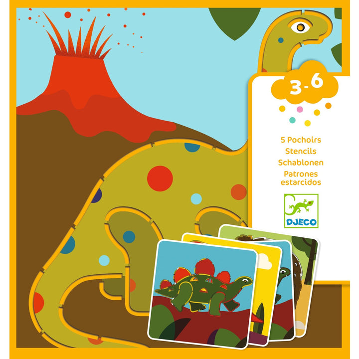 Djeco | Sjablonen | Dinosaurussen | 3-6 jaar - Kleine Eland