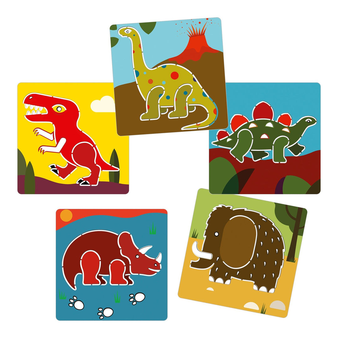 Djeco | Sjablonen | Dinosaurussen | 3-6 jaar - Kleine Eland