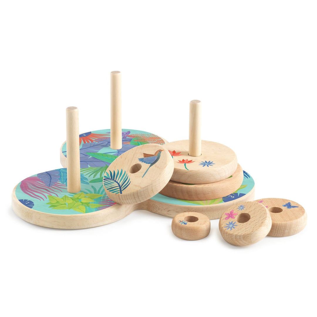 Djeco | Sologic | Traditional Wooden Game | Tour d&