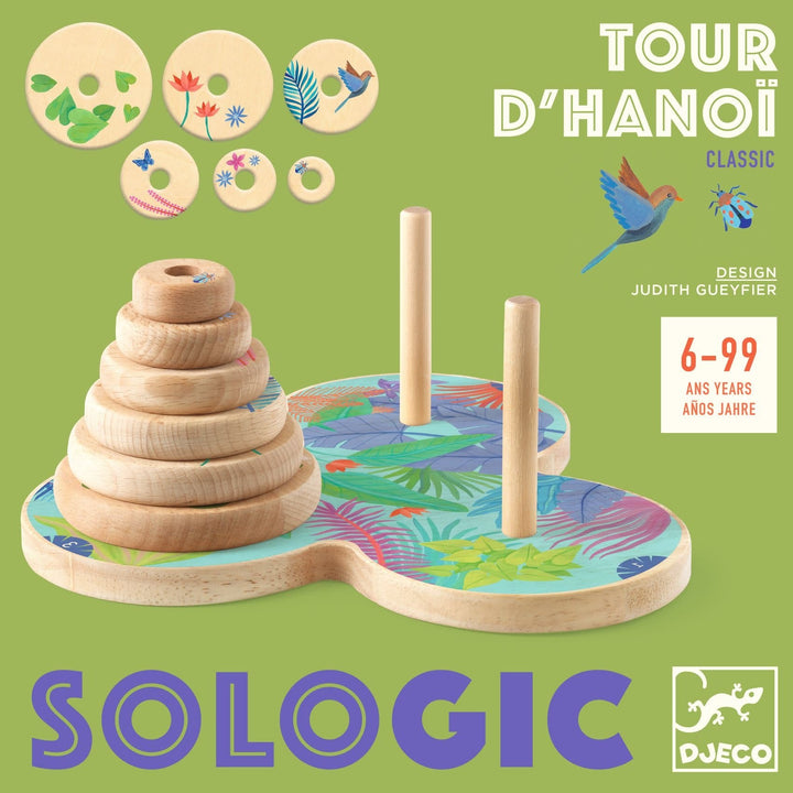 Djeco | Sologic | Traditional Wooden Game | Tour d&