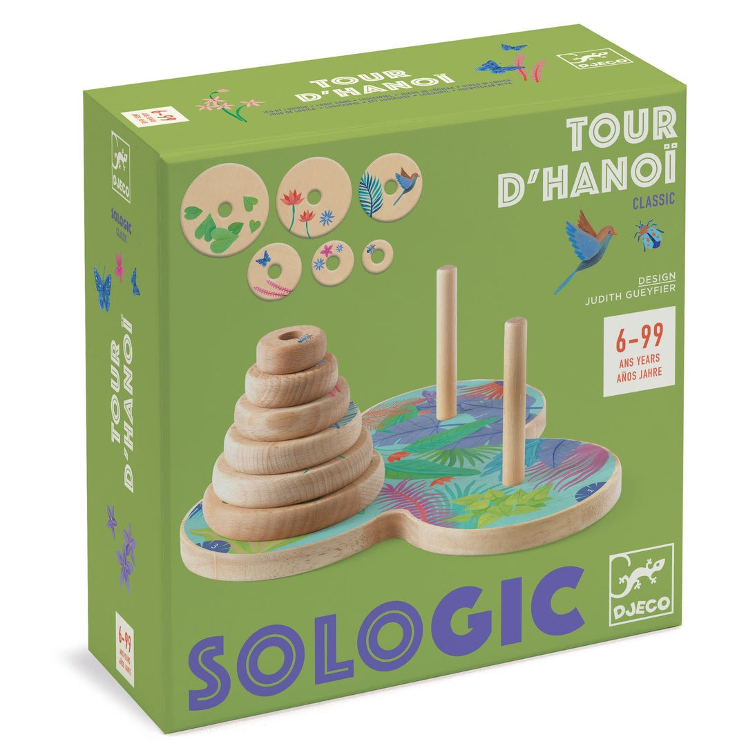 Djeco | Sologic | Traditional Wooden Game | Tour d&