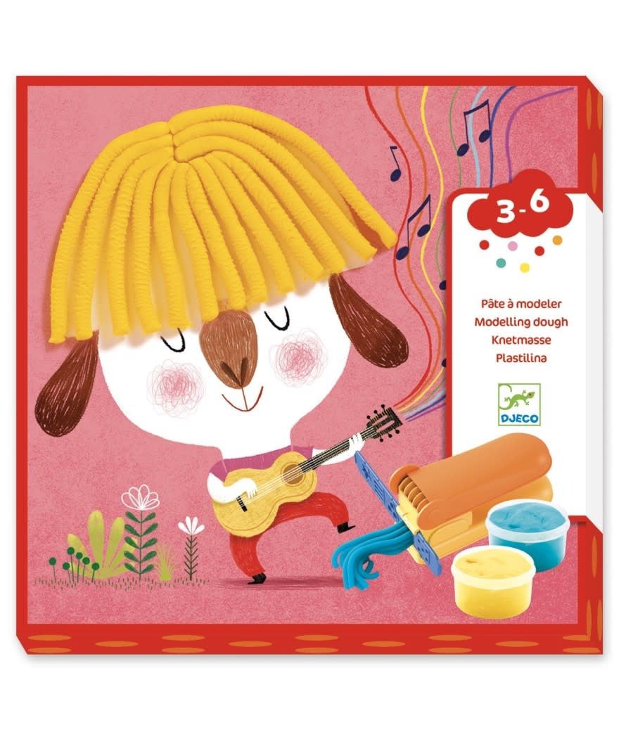 Djeco | Speeldeeg | Curls and Straight Hair | 3 - 6 jaar - Kleine Eland