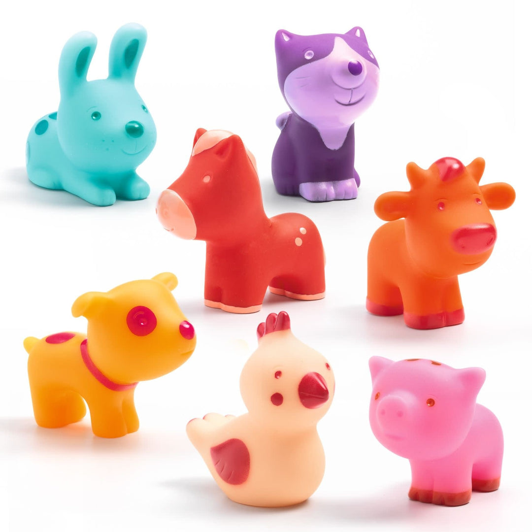 Djeco | Speelfiguren | Boerderijdieren Troopo Farm | 18 mnd+ - Kleine Eland
