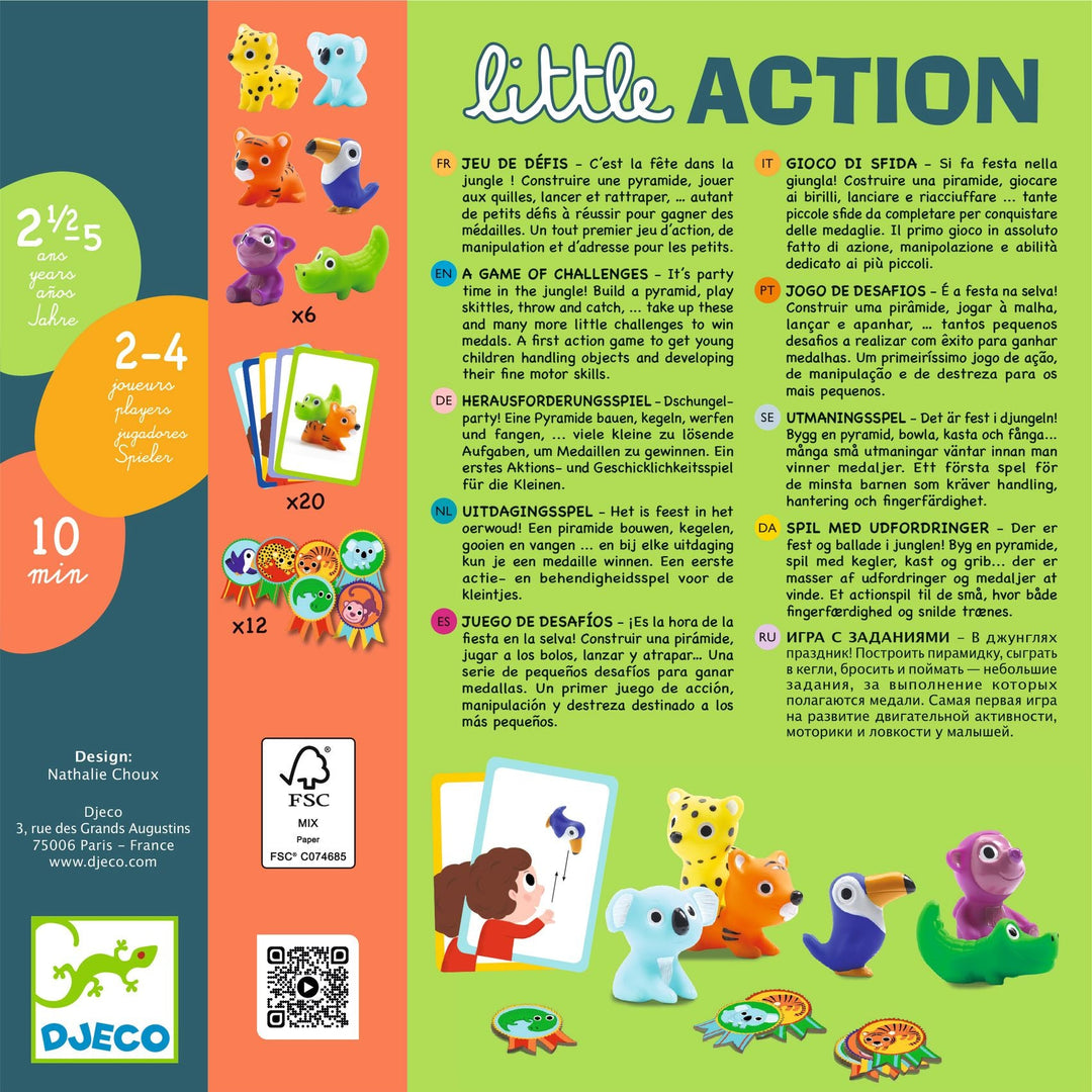 Djeco | Spel | Little Action | 2,5 - 5 jaar - Kleine Eland