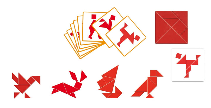 Djeco | Spel | Tangram | 6 - 99 jaar - Kleine Eland