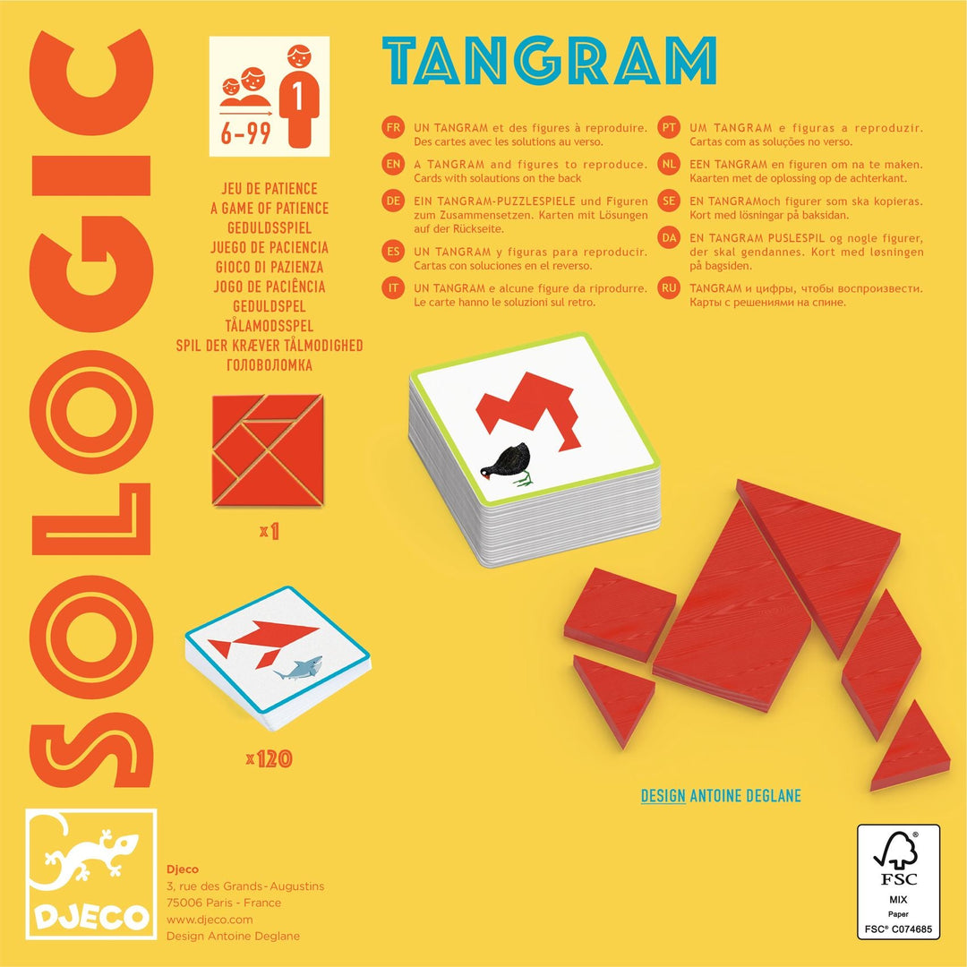 Djeco | Spel | Tangram | 6 - 99 jaar - Kleine Eland