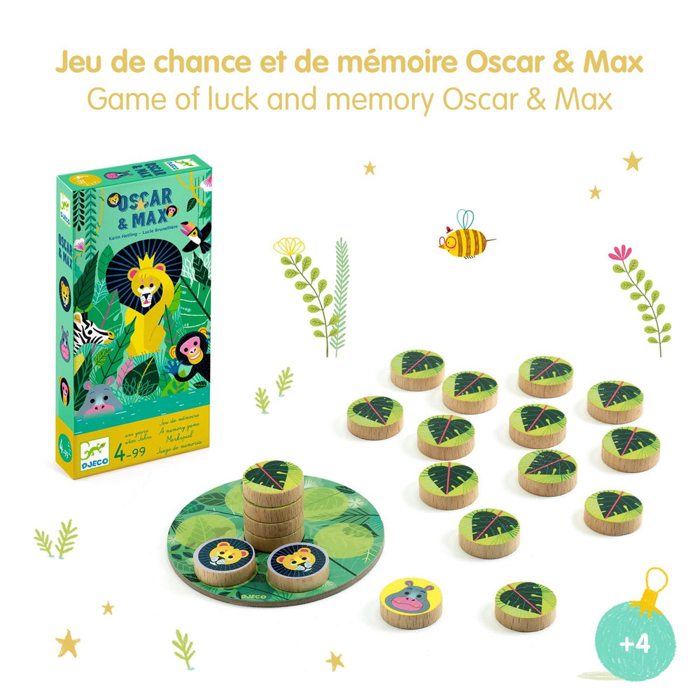 Djeco | Spellen | Oscar & Max | 4 - 99 jaar - Kleine Eland