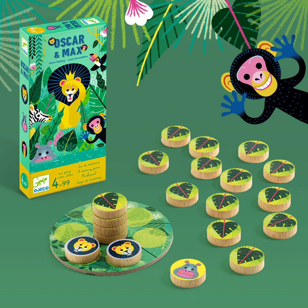 Djeco | Spellen | Oscar &amp; Max | 4 - 99 jaar - Kleine Eland
