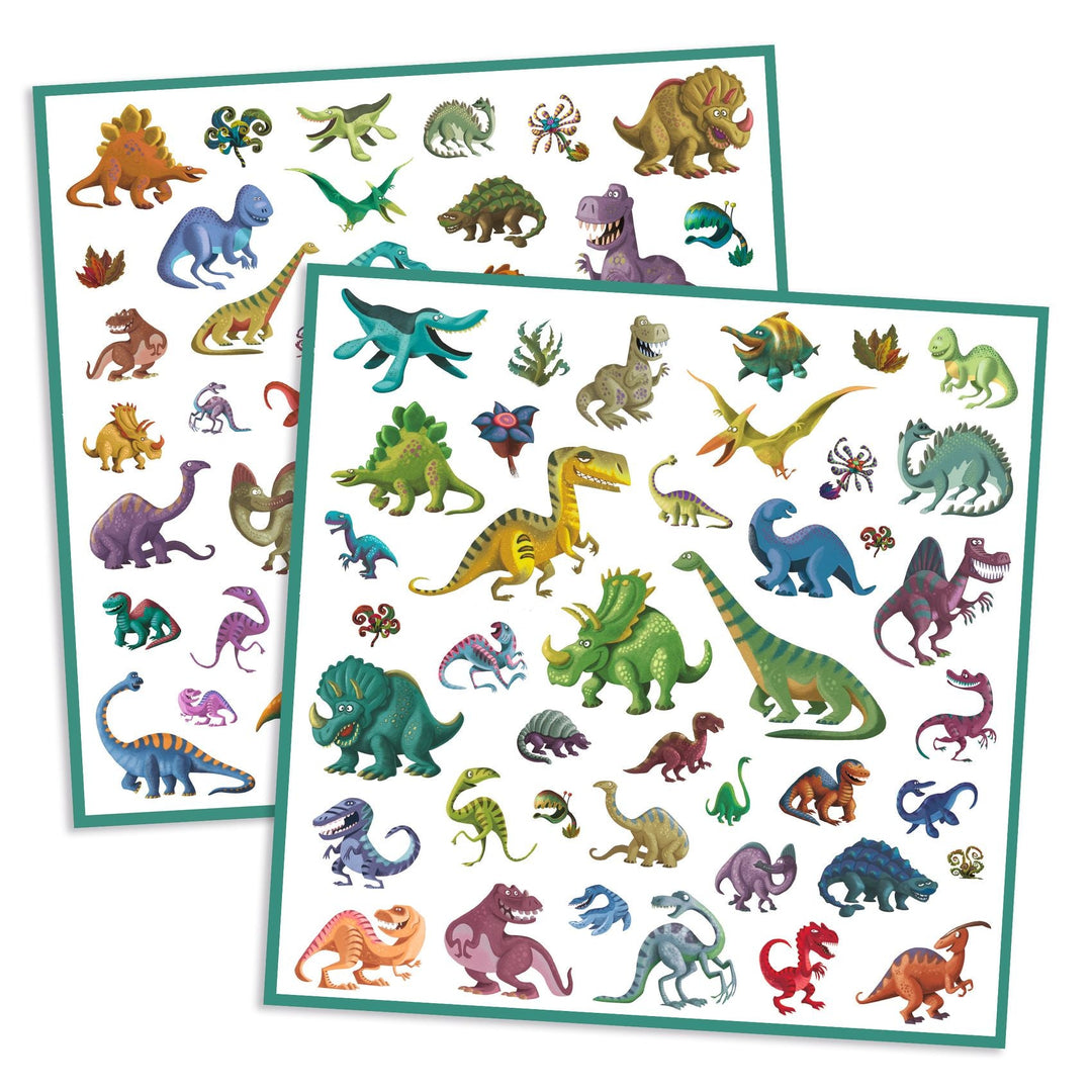 Djeco | Stickers | Dinosaurussen | 160 stuks | 4-7 jaar - Kleine Eland