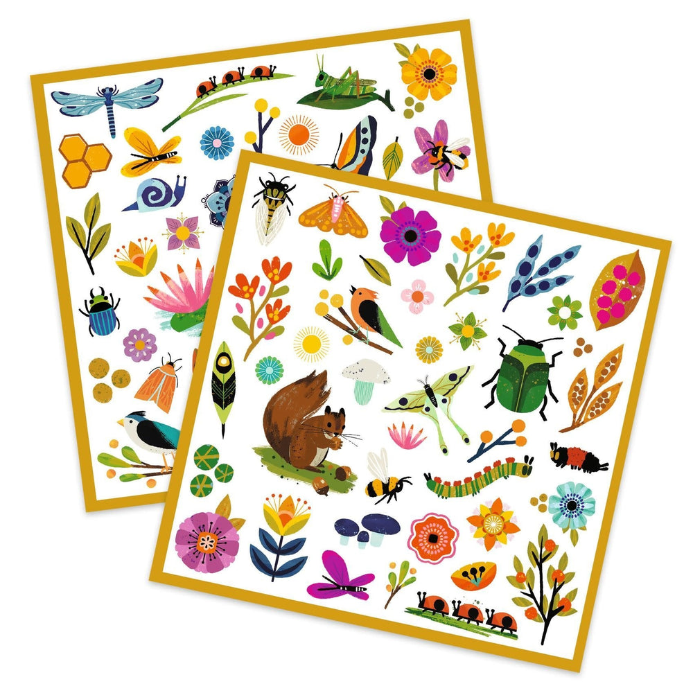 Djeco | Stickers | Garden | 160 stuks | 4+ - Kleine Eland