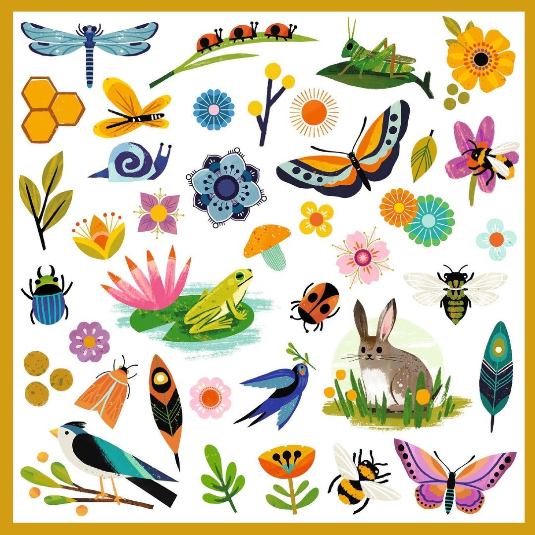 Djeco | Stickers | Garden | 160 stuks | 4+ - Kleine Eland