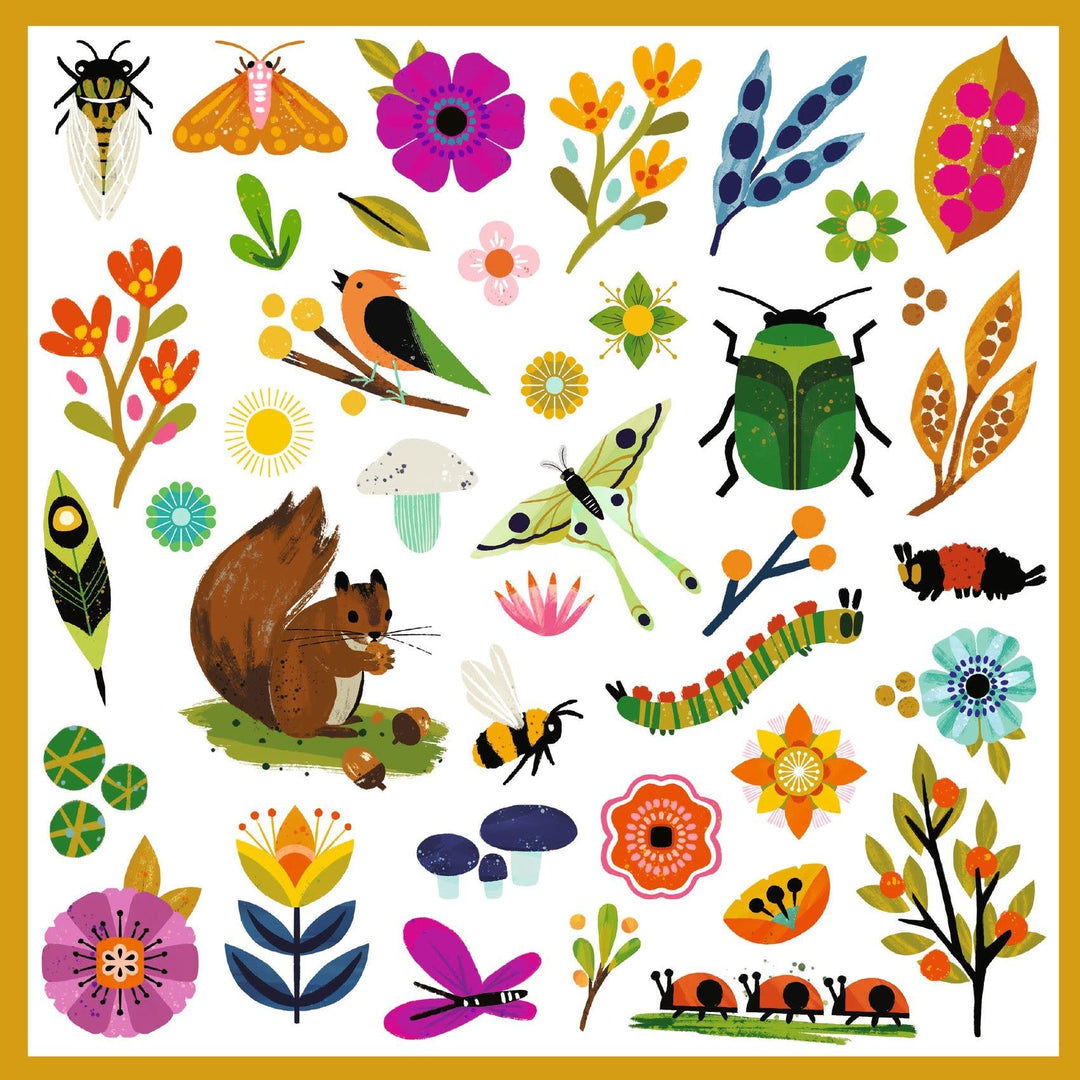 Djeco | Stickers | Garden | 160 stuks | 4+ - Kleine Eland