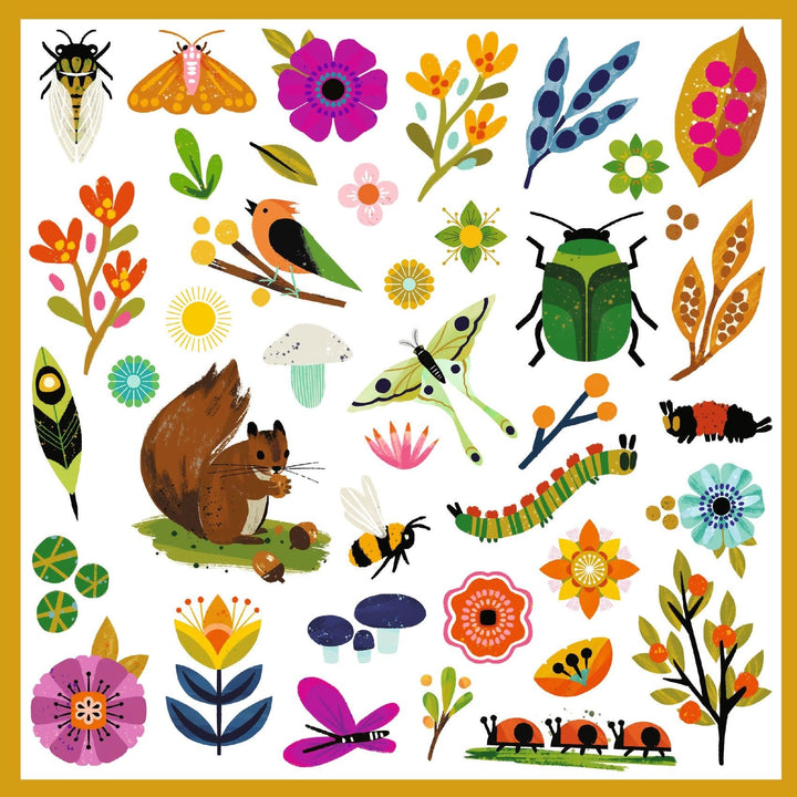 Djeco | Stickers | Garden | 160 stuks | 4+ - Kleine Eland
