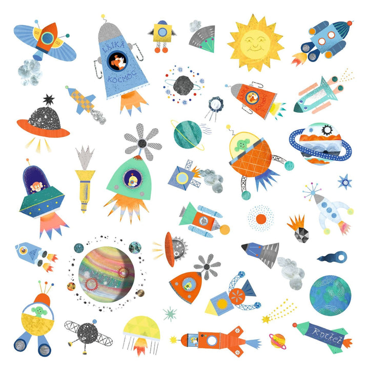 Djeco | Stickers | Interstellar | 160 stuks | 4+ - Kleine Eland