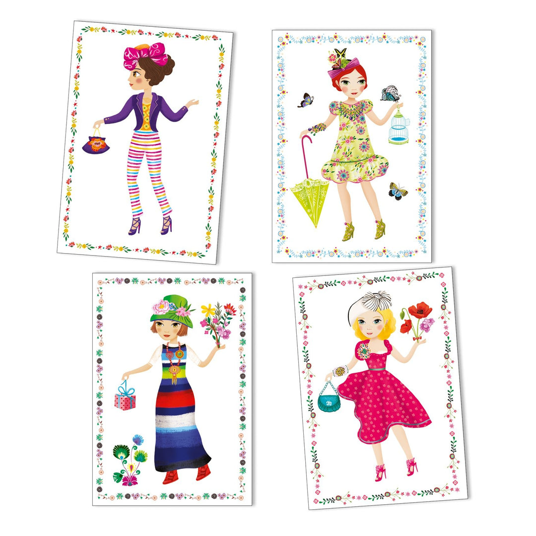Djeco | Stickers &amp; Paperdolls | Massive Fashion | 4-8 jaar - Kleine Eland