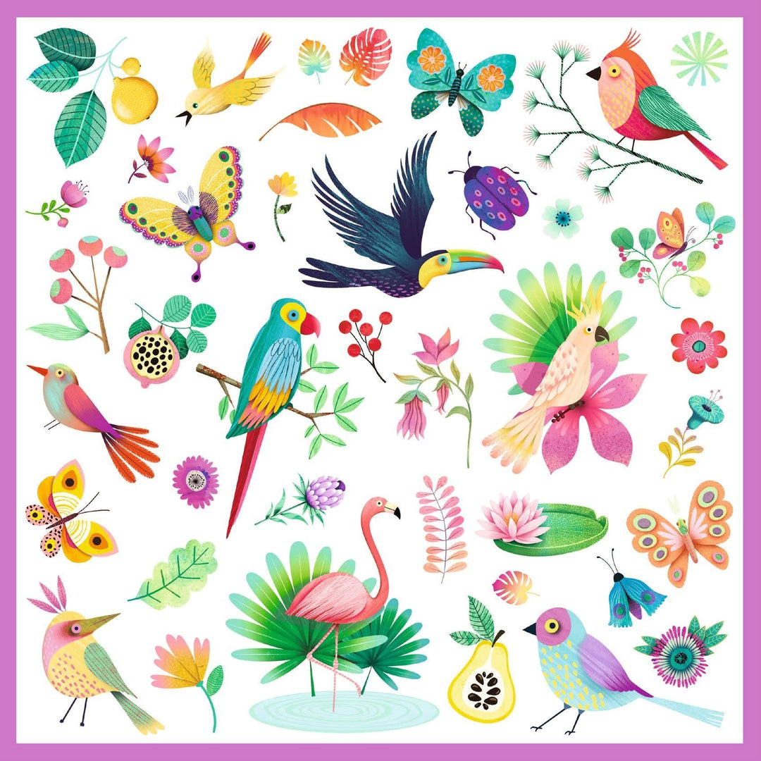 Djeco | Stickers | Paradise | 160 stuks | 4+ - Kleine Eland