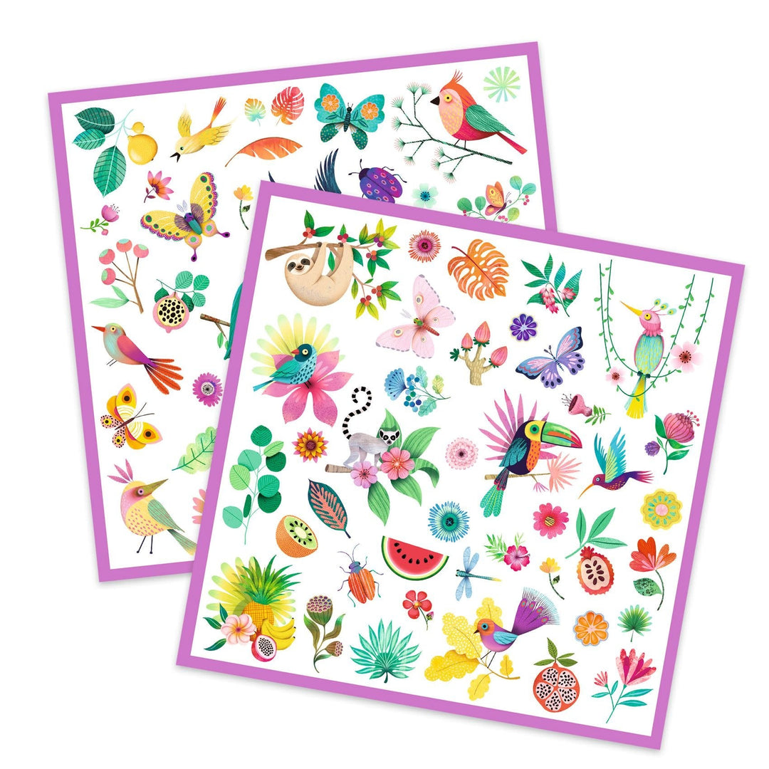 Djeco | Stickers | Paradise | 160 stuks | 4+ - Kleine Eland
