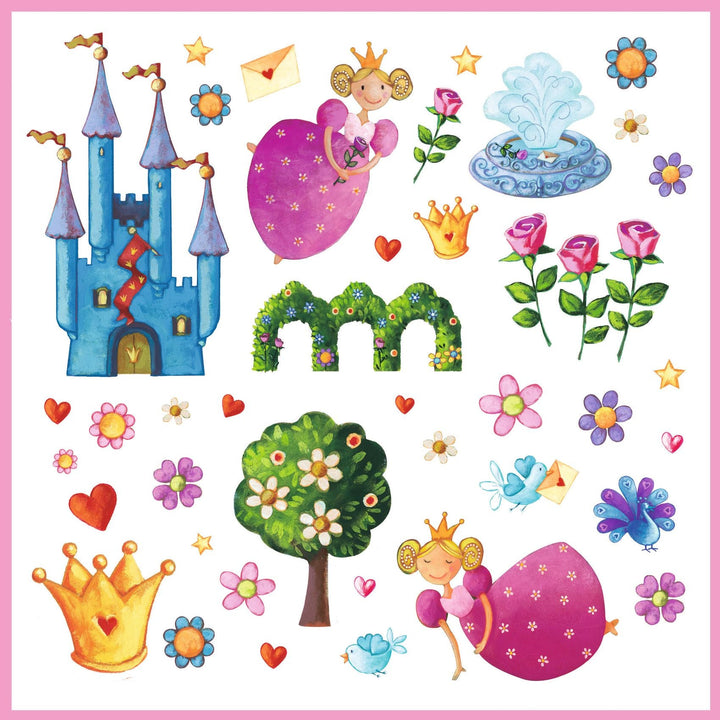 Djeco | Stickers | Princess Marguerite | 160 stuks | 4-7 jaar - Kleine Eland