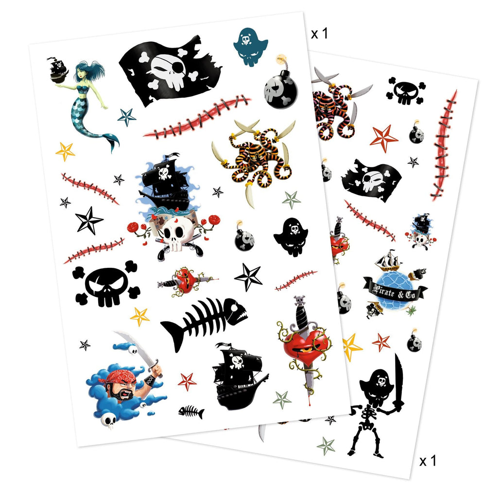 Djeco | Tattoos | Pirates | 3+ - Kleine Eland