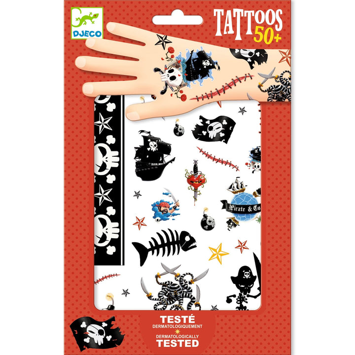 Djeco | Tattoos | Pirates | 3+ - Kleine Eland