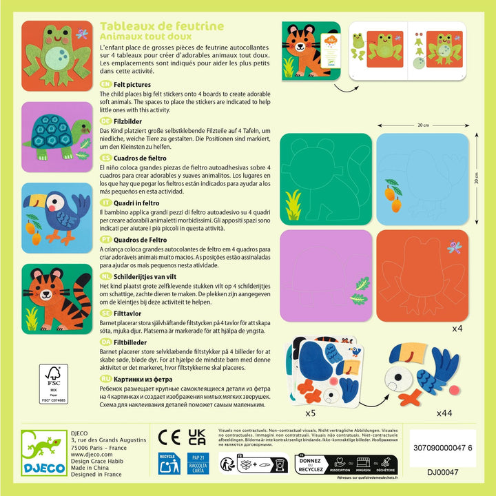 Djeco | Viltborden | Zachte Dieren | +18 mnd - Kleine Eland