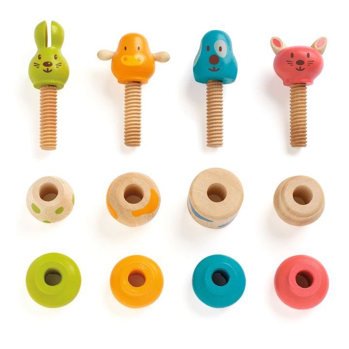 Djeco | Vis - Animo | Schroefspel | 18 maanden+ - Kleine Eland
