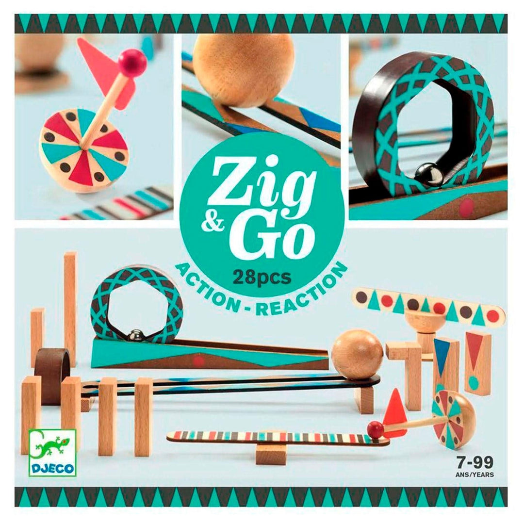 Djeco | Zig & Go | 28 delig | 7 - 99 jaar - Kleine Eland