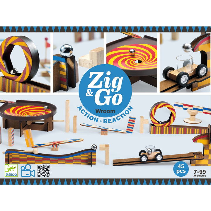 Djeco | Zig &amp; Go | 45 delig | 7 - 99 jaar - Kleine Eland