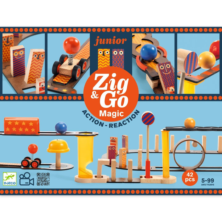 Djeco | Zig &amp; Go Junior | Magie | 42 delig | 5 - 99 jaar - Kleine Eland