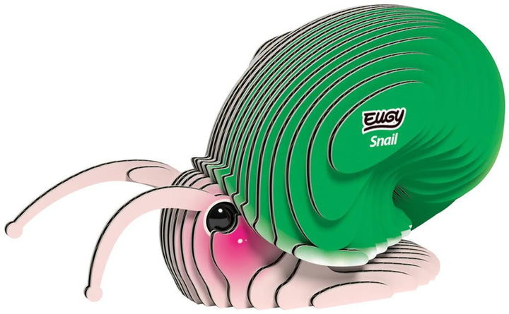 Eugy | 3D Cardboard Model Kit | Wild Life | Slak | 34 stukjes | 6+