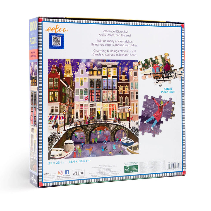 Magical Amsterdam puzzel detail van Anisa Makhoul