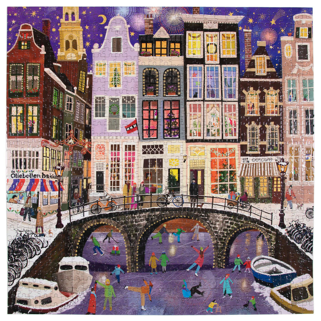eeBoo Magical Amsterdam puzzel en doos